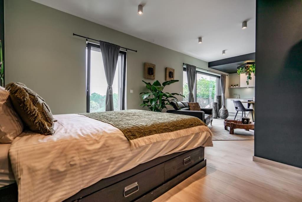 La Suite Ara, Avec Sauna Lieja Exterior foto